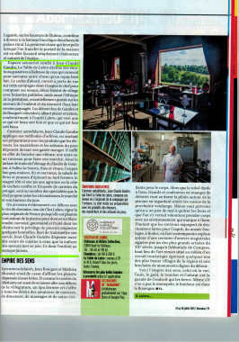 Etrait de l’article « Château de Labro – Un sanctuaire en Occitanie » écrit par Monsieur Pericco LEGASSE (Critique Gastronomique) paru dans le magasin Marianne en Juillet 2015.