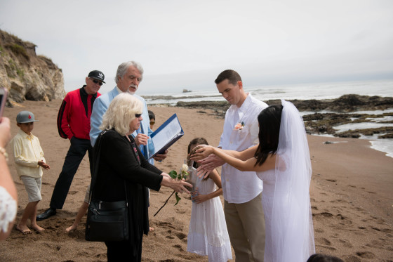 Shell Beach and Sand Ceremony