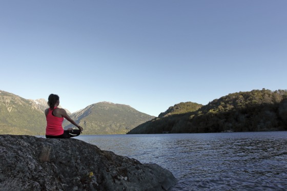 Meditando en la isla Bandurria