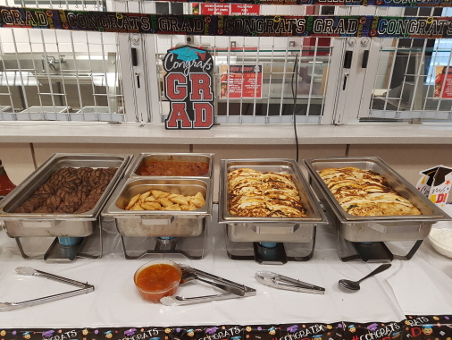 hand made hamburgers, vegetable samosas, bbq beer braised meatballs, vegetable quesadillas