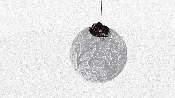 Pallina di natale in 3D