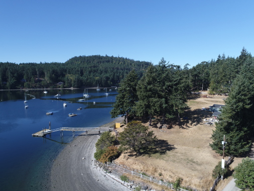 A beautiful Summer morning, Horton Bay, Mayne Island