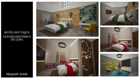 Diseño Habitaciones Hotel Boutique
