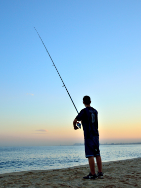 Pescando en otoño