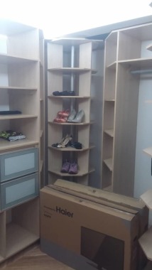Vestier con zapatera giratoria 