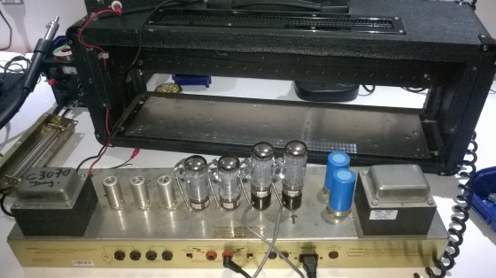 Têtes d'ampli guitare à tubes, réglage de bias