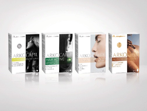 Packaging gamme beauté// Arkopharma