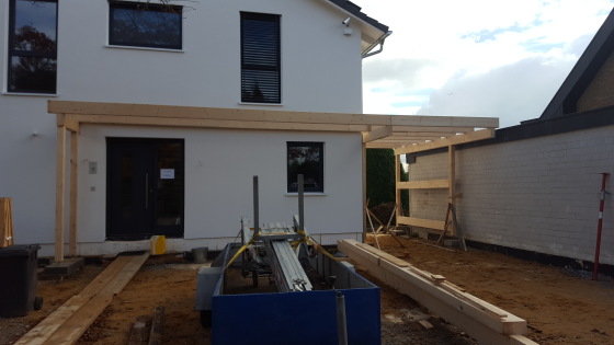 Holzbau/ Carport mit Überdachung in Meerbusch
 9,00 m X 6,00m