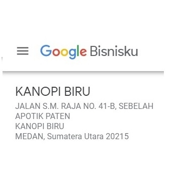Kanopi Biru