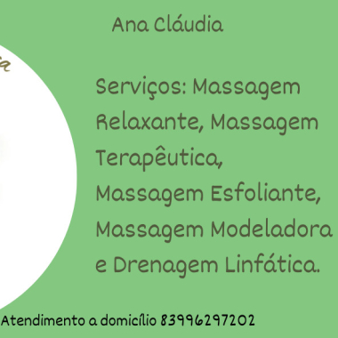 Ana Cláudia Massoterapeuta
